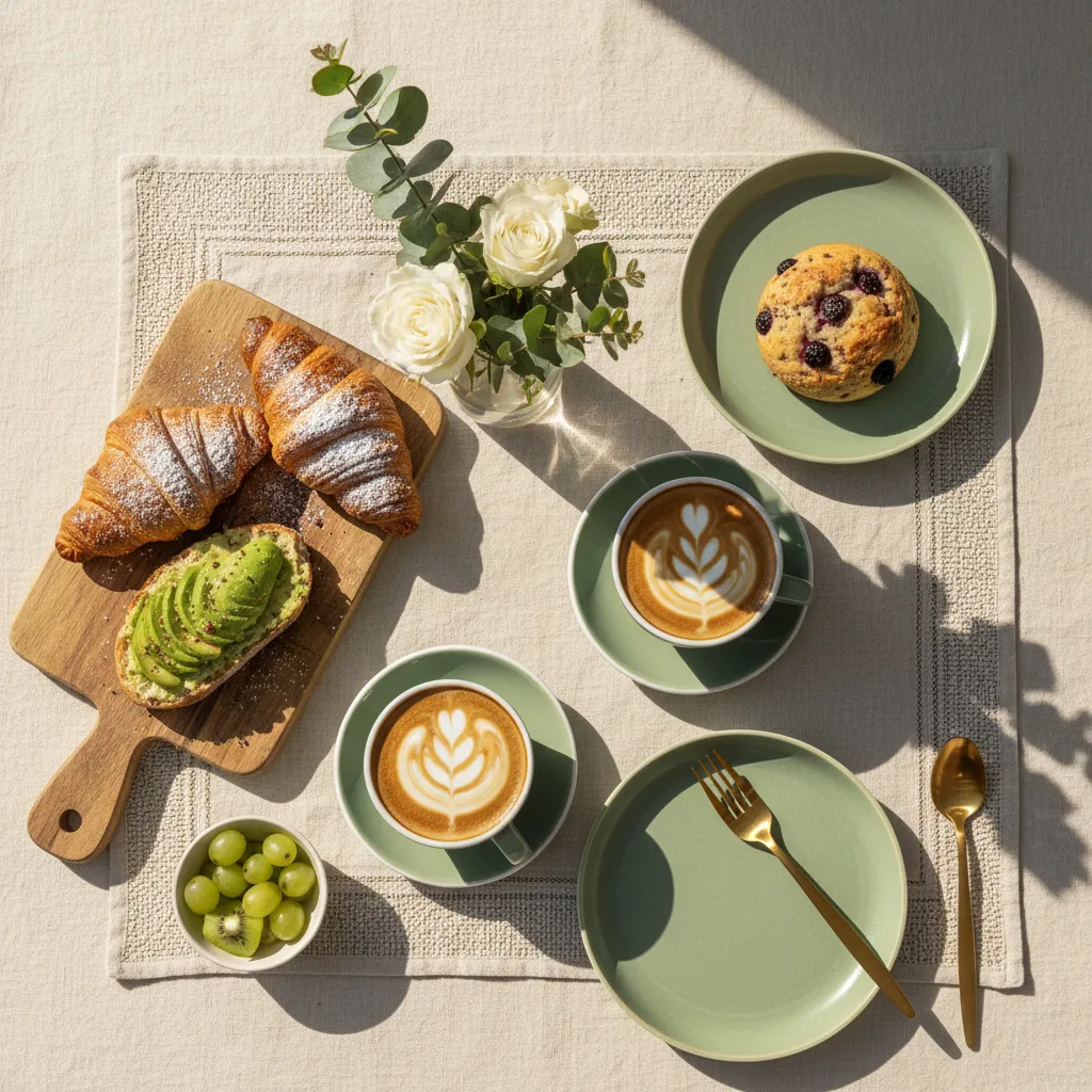 Brunch spread bij Barista Cafe